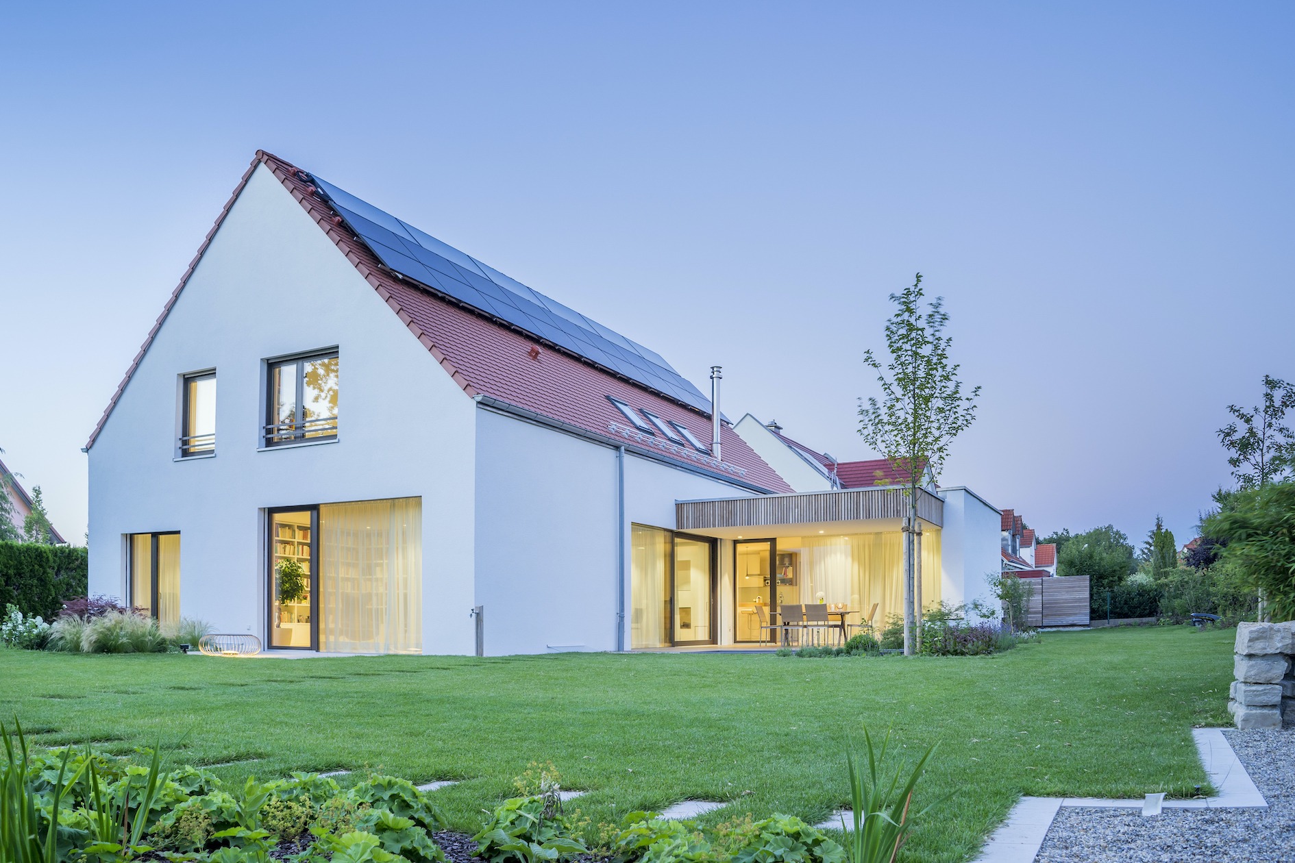 Dorfstadel Kruppach Muehlhausen innen Kueche Licht Tresen