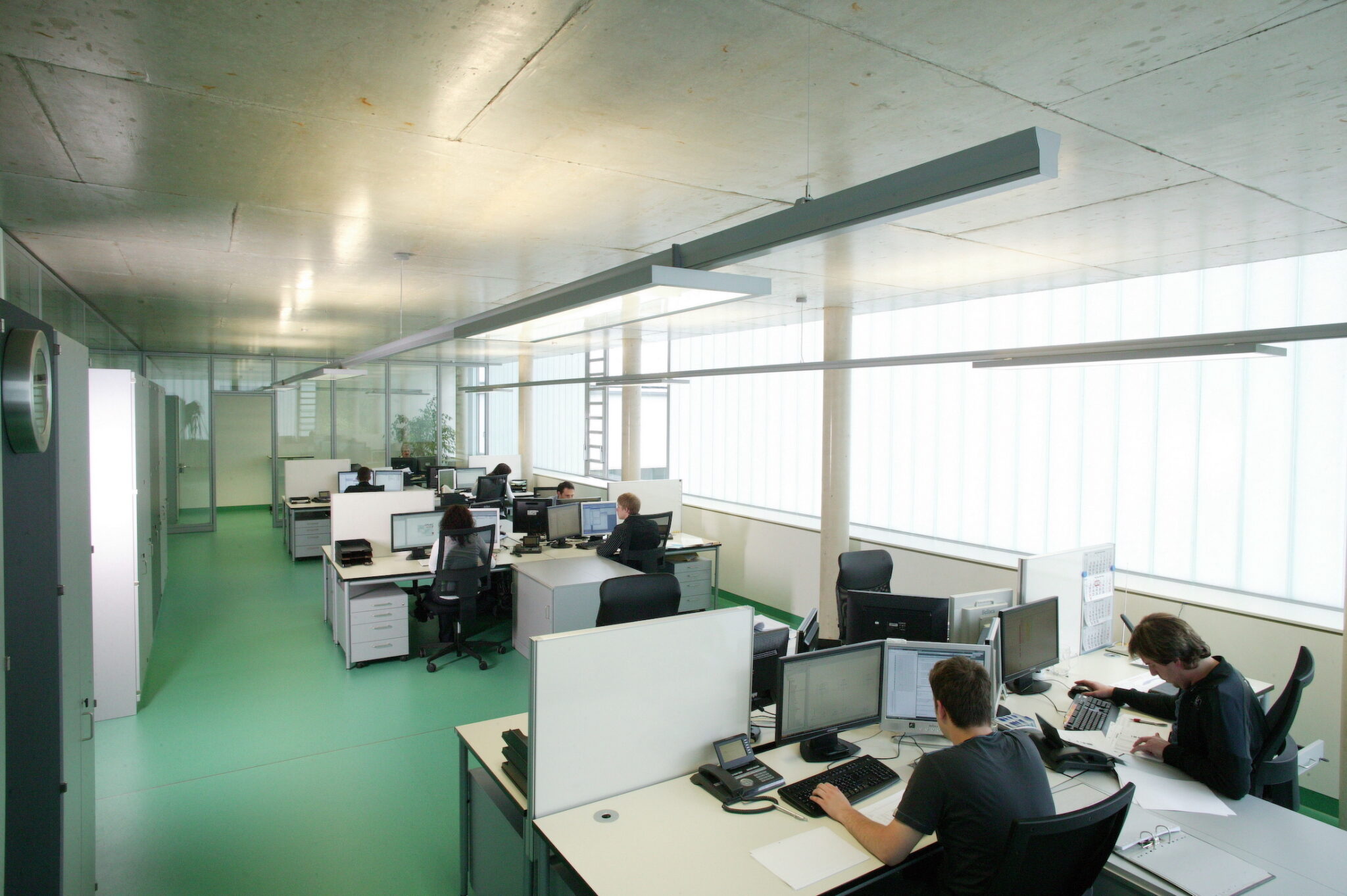 Dorfstadel Kruppach Muehlhausen innen Kueche Licht Tresen