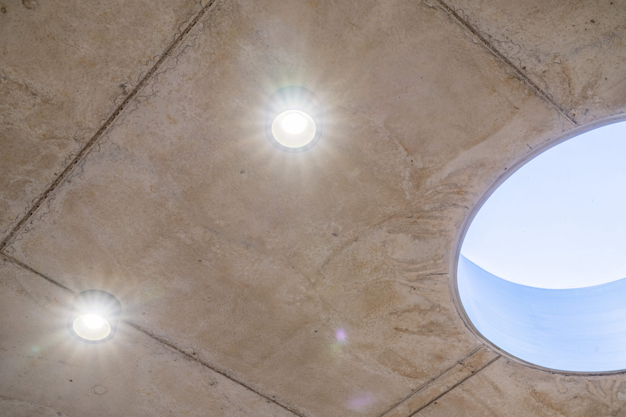 Dorfstadel Kruppach Muehlhausen Nachts aussen Stadel gesamt