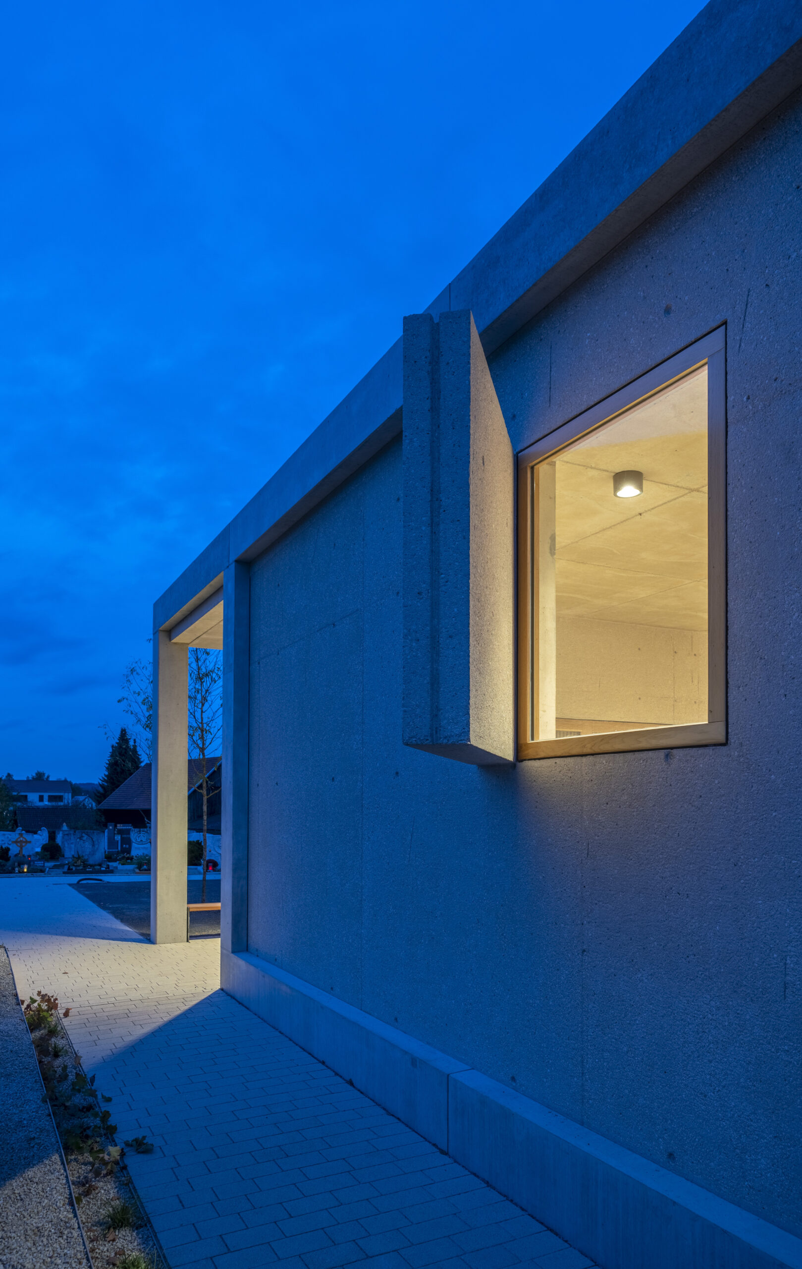 Dorfstadel Kruppach Muehlhausen aussen Nachts Feuerspritze