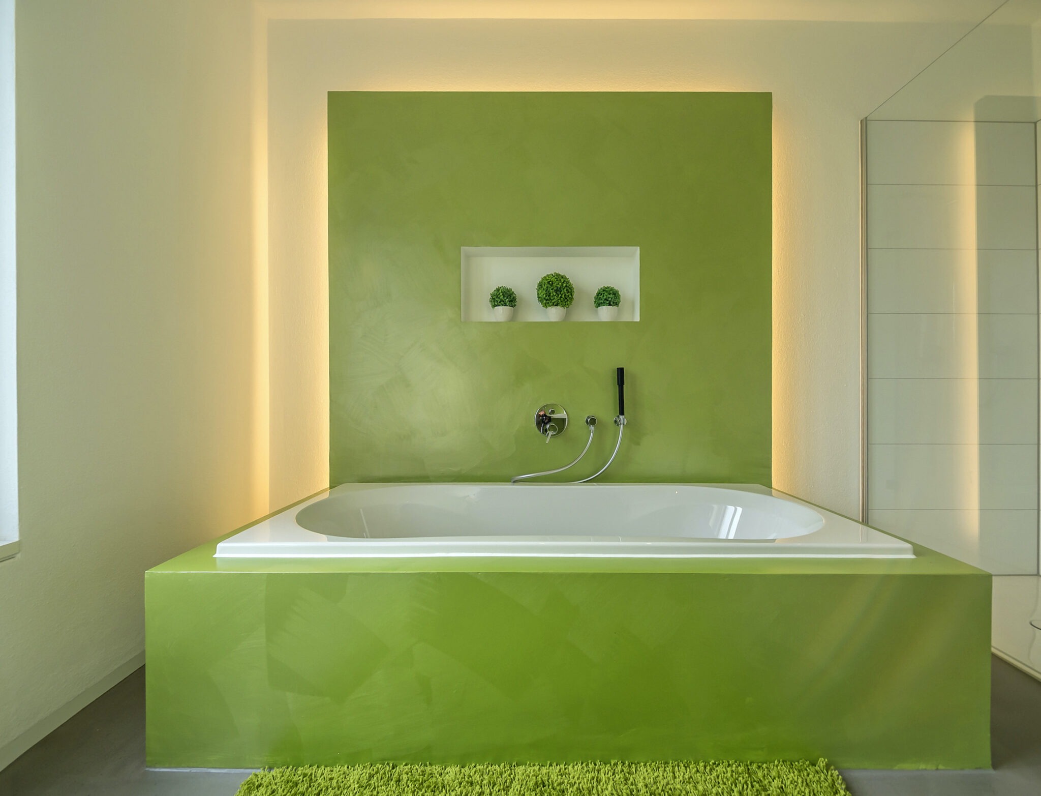 Dorfstadel Kruppach Muehlhausen innen nach aussen Anbau Tag offenes Schiebefenster