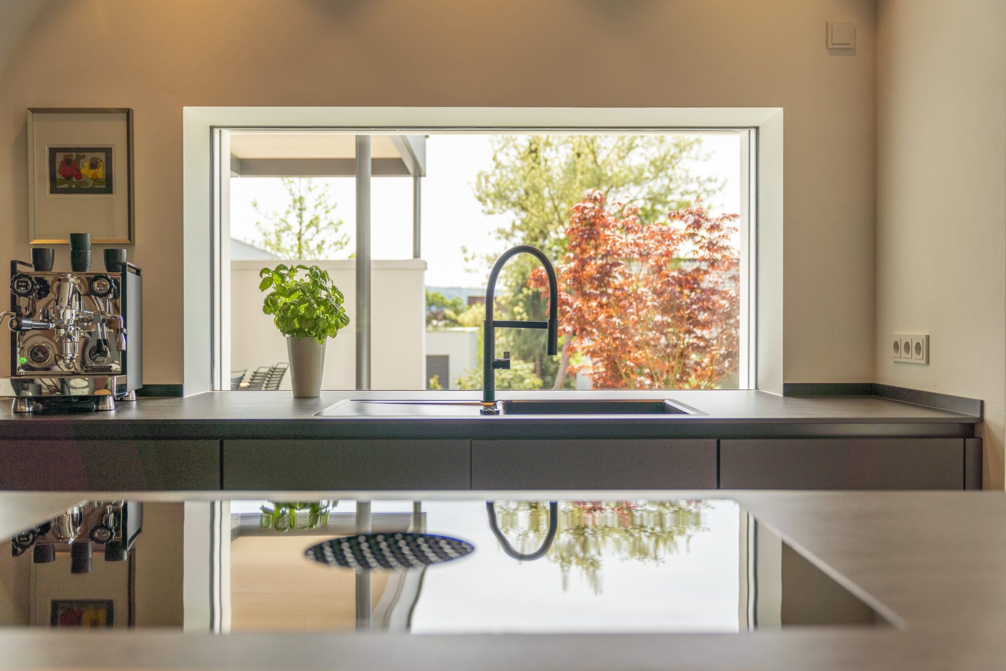 Dorfstadel Kruppach Muehlhausen aussen Nachts Feuerspritze